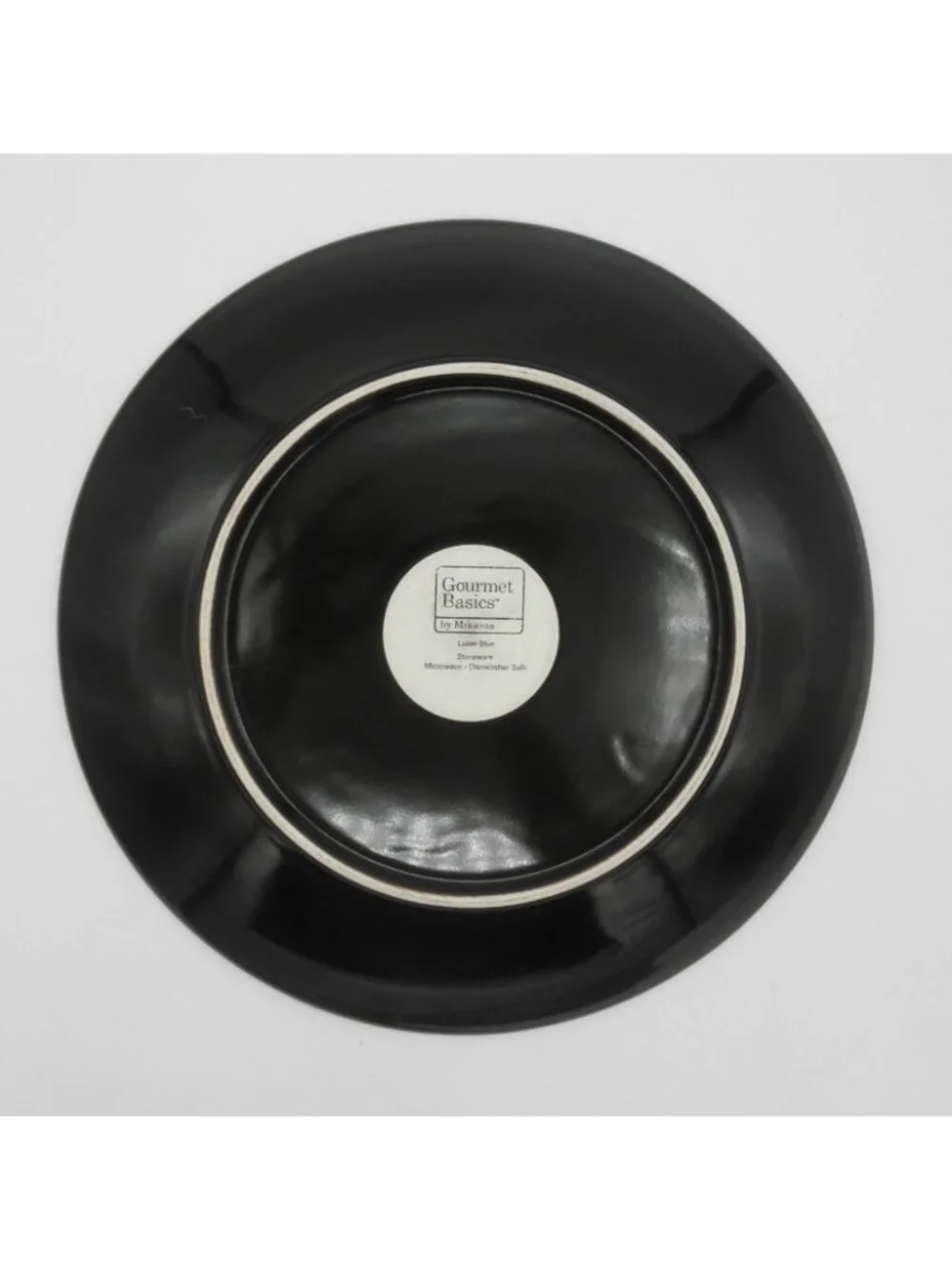 Lunar Blue by Mikasa 11-1/8 inch Dinner Plates Set of 4 Pattern Code: MIKLUB